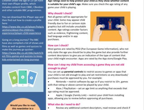 Online Safety Newsletter April 2026