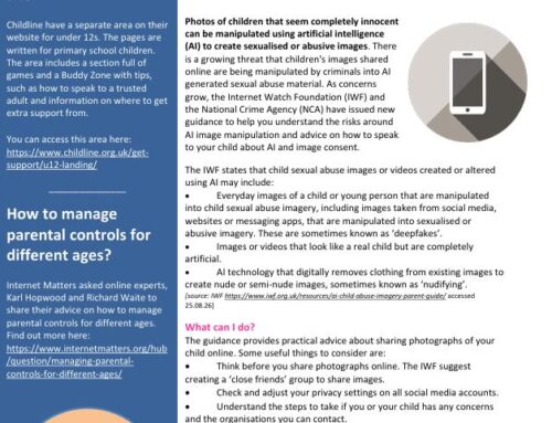 Online Safety Newsletter September 2026