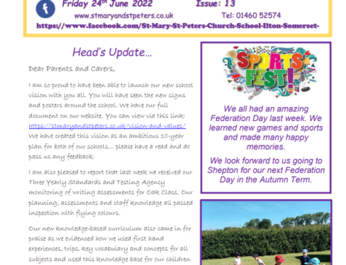 St Mary and St Peter’s Newsletter 24/06/22